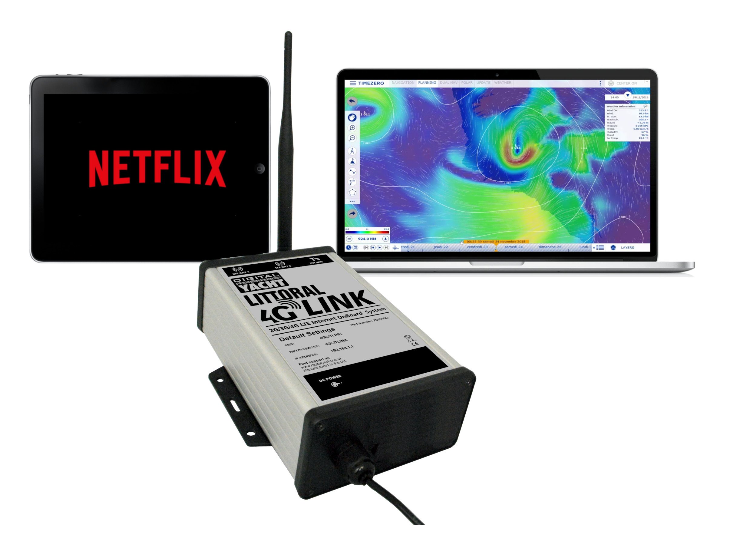4G Littoral + Weather boat internet